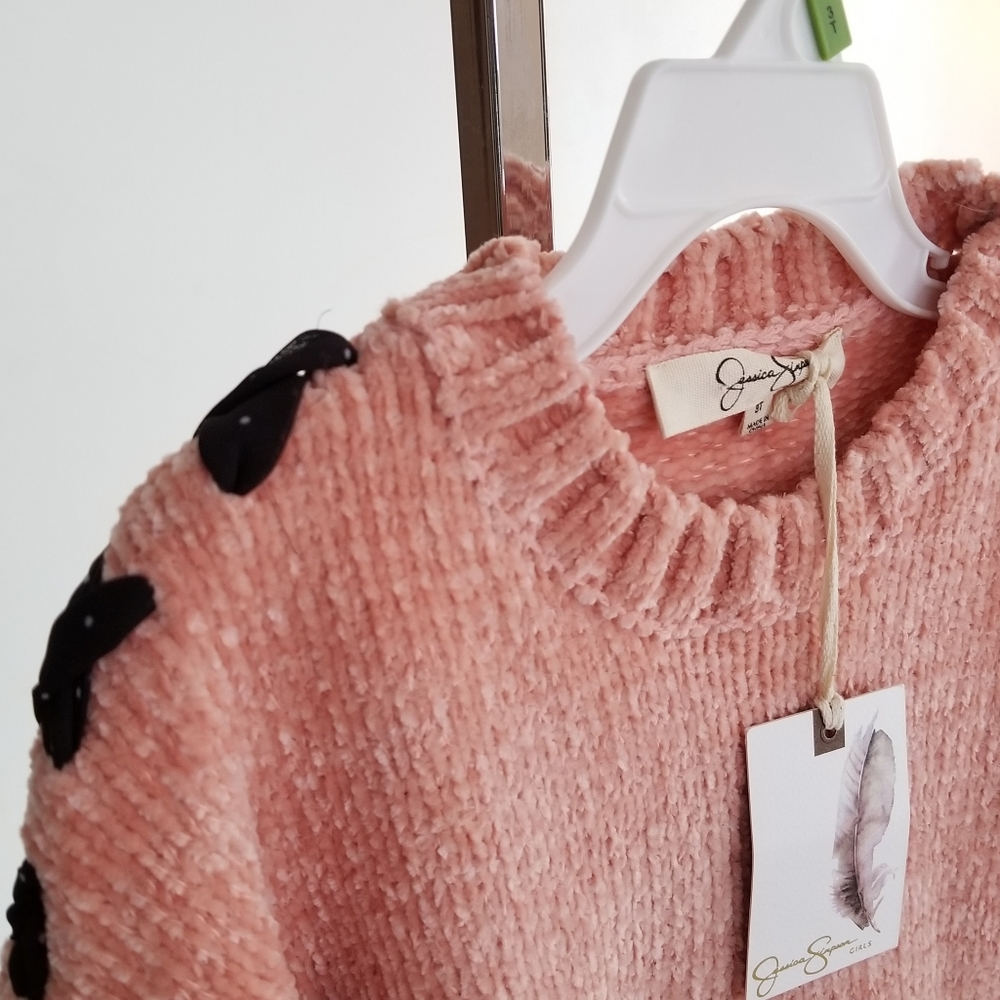 🛑SOLD🛑 NWT Jessica Simpson 3T Girl Sweater set - Picture 2 of 7